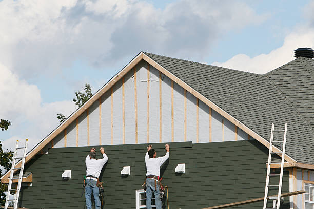 Professional Siding Contractor technician working in Halifax, NC